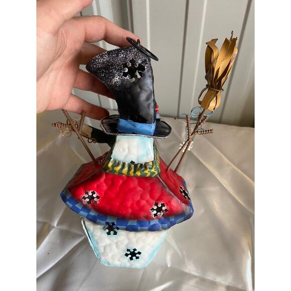 Snowman candle holder - Picture 4 of 6